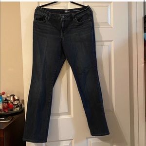 Size 12 Style & Co bootcut curvy jeans